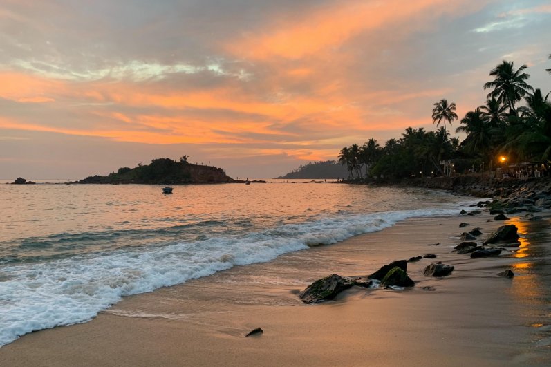 Mirissa Beach and whales watching